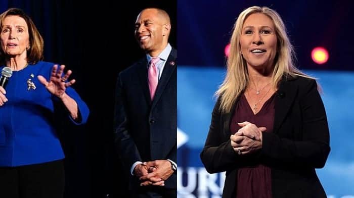 MTG smokes the election-denying new leader of the Democrats